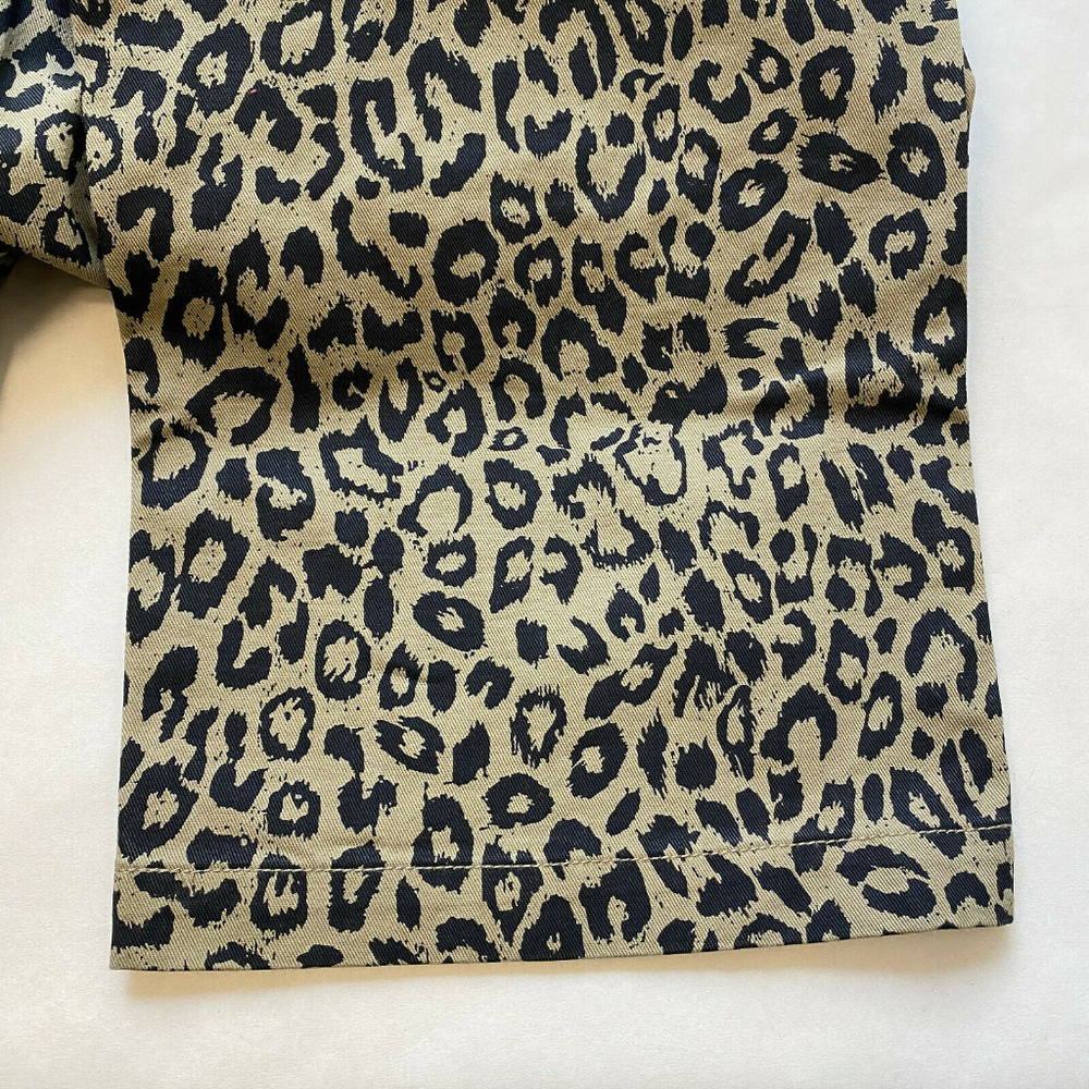 Obey High Waisted Wide Leg Trousers "Casbah" Khaki - Picture 7 of 7